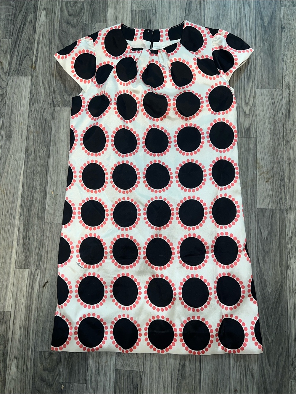 Y2K Milly polka dot silk blend dress